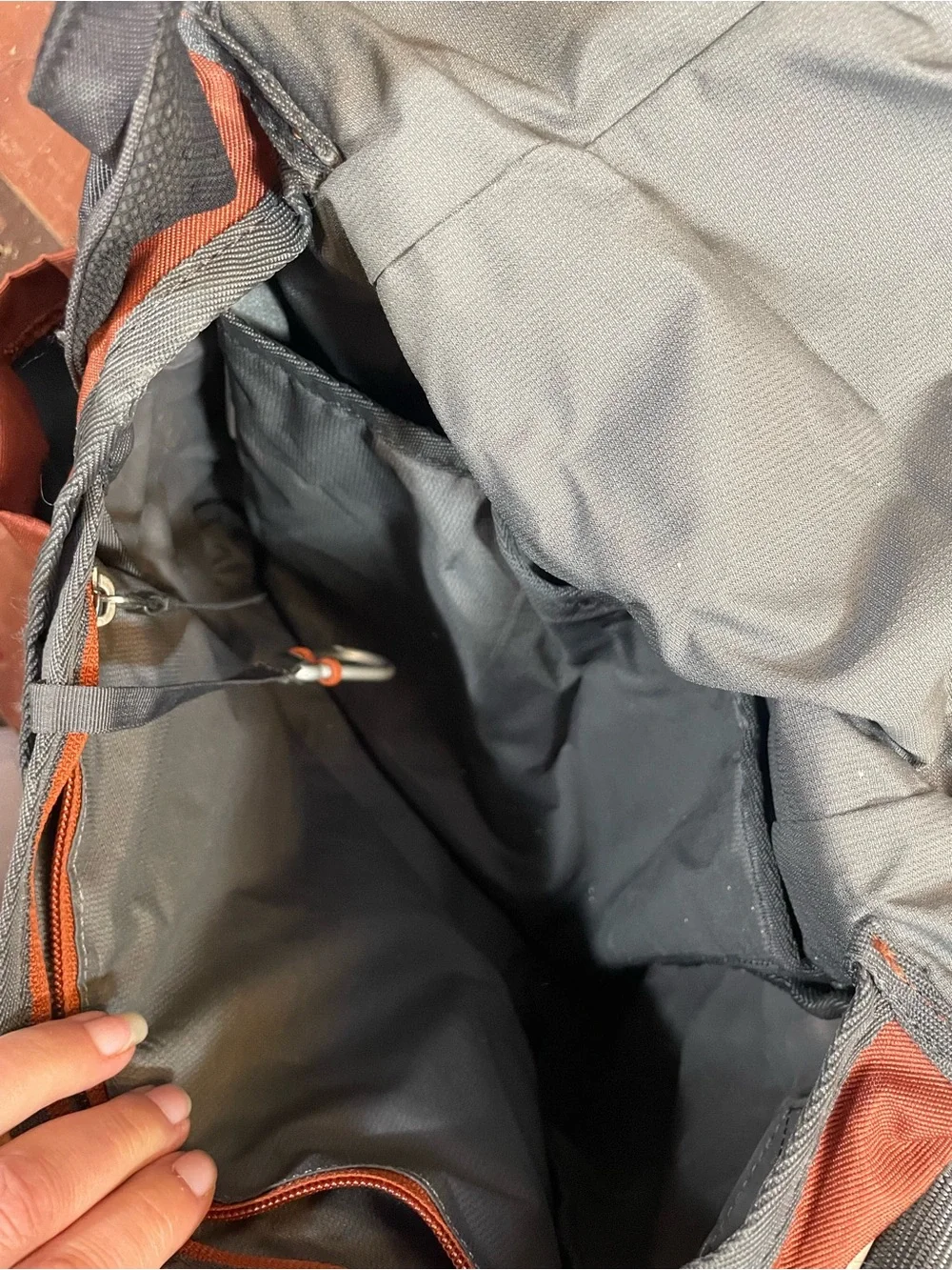 KEEN Hybrid Transport Messenger Bag Crossbody Rust Orange Gray Laptop Sleeve
